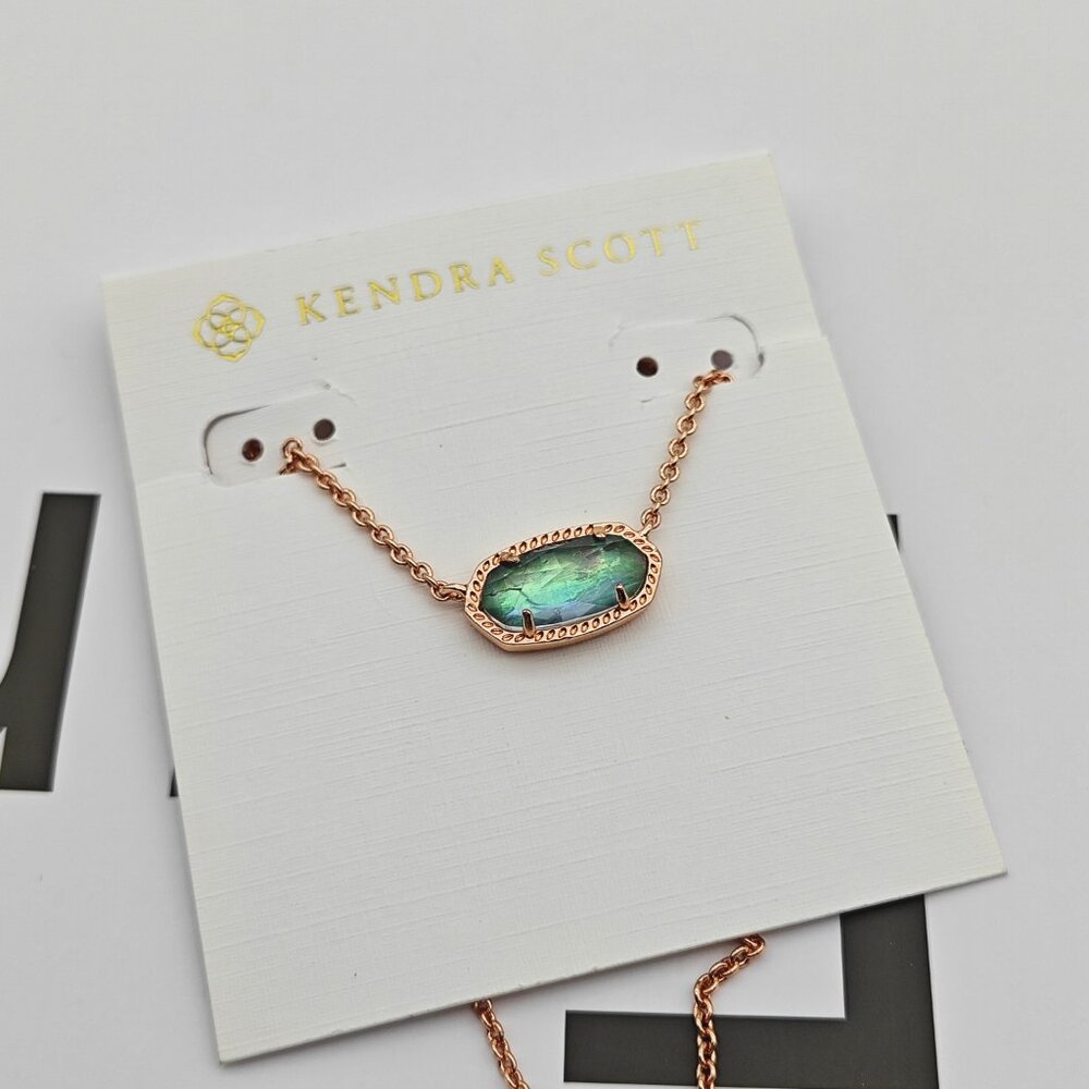 Kendra Scott rose Gold Necklace - Picture 2 of 4